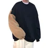 メンズフーディーズアスレチックワークスジャケット男性サーマルセット秋のゆるいファッションソリッドカラー漫画パーカーbrr