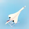 Модель самолета самолета самолета 16 см Air France Concorde Model Diecast Metal Prony Airplanes 1 400 Pult Toy Gift 230426