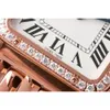 ساعة باهظة الثمن للنساء Cater Cater Womenwach Rose Gold 27 × 37mm 5a/4a/3a جودة عالية سويسرية سويس