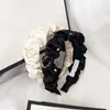 Diadema con letras G a la moda, tela con borde ancho, diseñador de marca, diademas anudadas cruzadas, diademas para mujer, sombreros para exteriores