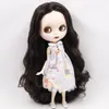 Dolls ICY DBS Blyth doll No.950 Black hair JOINT body White skin 1/6 BJD customized face with eyebrow ob24 anime girl 230426