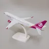 Aircraft Modle 20cm Model Almoy Airplane Air Mongolian Hunu Air Embraer E-190 E190 Airlines samolot Diecast Aircraft Dzieci Darowe Dekor 230426