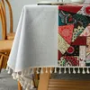 TableCloths Rectangle Tassel Table Cover Cover Party Party-Proof Party-Party Party 55 x79