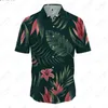 Men's Casual Shirts Ly Arrived Designer Products 3D Plant Printed Single Breasted Korean Fun Pattern Men's Button Shirt