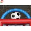 Free Ship Outdoor Activities 5x4x4mH commercial inflatable football goal soccer shooting carnival game for sale