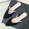 Sandals Half Slippers For Women's Summer Fashion Pointed Flat Zapatos Mujer Temperament Women