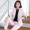 Damskie garnitury Blazers biuro Pant Pant Suits Kobiety Kombinezon Business Lady Mundurs Kobieta 2 -częściowy zestaw Blazer Spods Kurtka jesienna zima duża rozmiar 4xl 230426