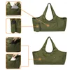 Camp Furniture Solid Color Large Capacity Yoga Mat Fashion Fitness Gym Shoulder Bag Sling Carrier Tote With Pockets Exercise Bags