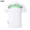 Plein ayı tişört erkek tasarımcı tshirts marka giyim rhinestone pp kafatasları erkekler tişört yuvarlak boyun ss hawaii hip hop tshirt üst tees 161337