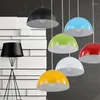 Pendantlampor 90-260V E27 300x150mm Half Dome Lights For Home Lighting Modern Hanging Lamp Aluminium Lampshade Matsal