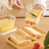 Storage Bottles Attractive Butter Cutter Box Burr-free Slicer Container Stainless Steel Cheese Kitchen Gadgets