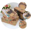 Gift Wrap Christmas Boxes Box Cookiepresent Treat Goodie Tag Clear Windowbakery Kraft Party Decorative Paper Favor Candy Packaging