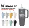 مع Logo Stanley 40oz أكواب من البهلوانات مع مقبض أغطية البهلوان المعزولة قش القهوة المصنوعة من الفولاذ المقاوم للصدأ
