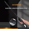 Accessoires waterdichte veehouderij stok stok boerderij elektrisch varken vee schapen koe elektrische afstotende staaf draagbaar met LED -lichte apparatuur