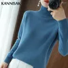 Maglioni da donna Maglione da donna Dolcevita Autunno Inverno Coreano Solido Pullover caldo Maglione femminile casual allentato Camicia a maniche lunghe