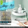 Rotatable łazienka narożna półka szamponowa Uchwyt szamponu Trójkąt stojak organizator łazienki półki do przechowywania kuchni