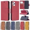 Schokbestendig PU Flip Wallet Kaarthouder Telefoon Leren Case voor Samsung Galaxy S21 S22 S23 Plus Ultra