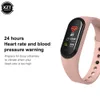 1PC SMART Titta på smart armband IP65 Vattentät Watch Blood Pressure Heart Monitor Fitness Tracker Smart Armband