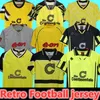 Retro Dortmund 1988 1989 1994 1994 1996 1997 1998 2000 2001サッカージャージ00 02クラシックフットボールシャツLewandowski Rosicky Bobic Koller 95 96 97 94 95 12 13 Reus Moller