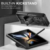 For Samsung Galaxy Z Fold 5 4 3 5G Phone Cases Full-Body Dual Layer Rugged Case with Built-in Screen Protector & Kickstand+S Pen Slot