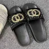 Designer Slipper Luxe Slides Merk Sandalen Vrouw Slide Mannen Slippers Platte bodem Flip Flop Design Sneakers Lederen Sandaal door 1978 S312 01