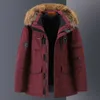 Piumino da uomo Parka Piumino invernale da uomo Versione coreana Abiti da lavoro alla moda Piumino da uomo Coppia giacca in cotone d'oca da uomo