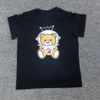 Summer Boys Girls Brand T-shirts Cartoon Bear Kids Kort Mouw T-shirt Katoen Kinderletters Gedrukt Shirts Child Shirt