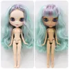 Dockor Icy DBS Blyth Doll No.4006/1049 Green Mixed Purple Joint Body 1/6 BJD 230426
