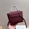 Modedesigner kvinna väska pico bälte väska axel väska mini cross body handväska handväska lyx kvinnor kort hållare läder multicolour totes väskor med låda