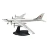 Flygplan Modle 1/200 Skala Tupolev Tu-95 TU95 Bear Type Strategisk Bomber Diecast Metal Airplane Plane Aircraft Model Child Collection Gift Toy 230426