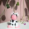 Świąteczne zapasy 5PCS Farm Animal Cake Dekoracja Topper Suit Pastoral Ranch Party Pieking Ozdoby Doll Doll Birthday Decors