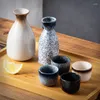 Höftkolvar vin kopp klar ware ceramic flaskkolv japansk kreativ bordsartikel hushållsrestaurang sprit potten