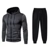 Men's Tracksuits 2023 Spring And Autumn Zipper Solid Color Polka Dot Hooded Sportswear Women's Couple Clothing Jogging Leisur