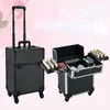 Suitcases Women Multi-layer Trolley Cosmetic Baggage Makeup Rolling Luggage Suitcase Beauty Tattoo Manicure Carry On Toolbox