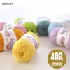 Tissu et couture QZLKNIT 40g10pcs antipilling peigné affinité de la peau 4 brins de fil de coton au lait bricolage crochet chaussures de bébé poupée de chiffon etc 231124