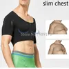 Taille ventre Shaper hommes corps Shaper gynécologie sous-vêtements contrôle seins Corset fermeture éclair minceur poitrine hauts blanc noir 231124