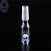 2023Glass Pipes Smoking Manufacture Hand-blown hookah Purple embellished glass cigarette accessories stopper