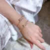 مصمم سوار فاخر النسخة النسائية تخصيص نسخة رقيقة من ذا باورز سوار باركس بانك أزياء Braclets الكلاسيكية مع شعار وصندوق