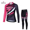 Cycling Jersey Set s Clothing Spring Autumn Outdoor Sports Suit Road Bike Outfits Roupas Femininas Acessrios Para Bicicletas 231124