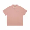 T-shirts Plus pour hommes Polos Col rond brodé et imprimé vêtements d'été de style polaire avec street pur coton 2qrmj