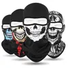 Cykelmössor masker Skull Print Bandana Balaclava Full Face Mask Scarf Outdoor Fishing Hunt Handing Neck Gaiter Cover Shield239T