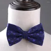 Bow Ties 2Pcs Men Tie Formal Adjustable Wedding Bowtie Groom For Tuxedo Butterfly Male Cravat