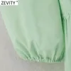 ドレスZevity女性ファッションソリッドカラーvネックプリーツポップリンシャツドレス女性シックヘム不規則なビーチスタイル夏のベスティドスDS8142