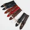 Assista Bands Maikes de qualidade Genuine Leather Watch Band 13mm 14mm 16mm 17mm 18mm 19mm 20mm Relógio Bandas para DW Relógio Strap 230425