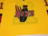 Nom personnalisé # Les Boys Movie Brasserie chez Stan Hockey Jersey Jaune Rétro N'importe Quel Numéro Maillots Cousu S-5XL