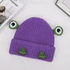 Berets Korean Cartoon Frog Knitted Wool Hat Autumn Winter Cute All-match Casual Warm Skullies Beanie Bonnet Tide Outdoor Ski Cap