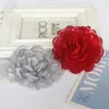 Dekorative Blumen 5 Teile/los 10 CM Handgemachte Große Chiffon Organza Stoff Künstliche Gaze Blume Für Hochzeitskleid Hüte Halskette Hausschuhe