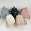 Mochila escolar feminina de couro macio, mochila escolar fofa de marca de viagem estilo preppy ombro faculdade meninas mochila feminina