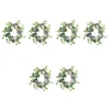 装飾的な花6 PCの花輪の柱が輪ミニチュアカリの花輪