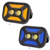 Lanternes portatives COB Spotlight 10W puissance rechargeable énergie solaire lampe de travail réparation de voiture lanterne d'inspection extérieure flshlight jaune